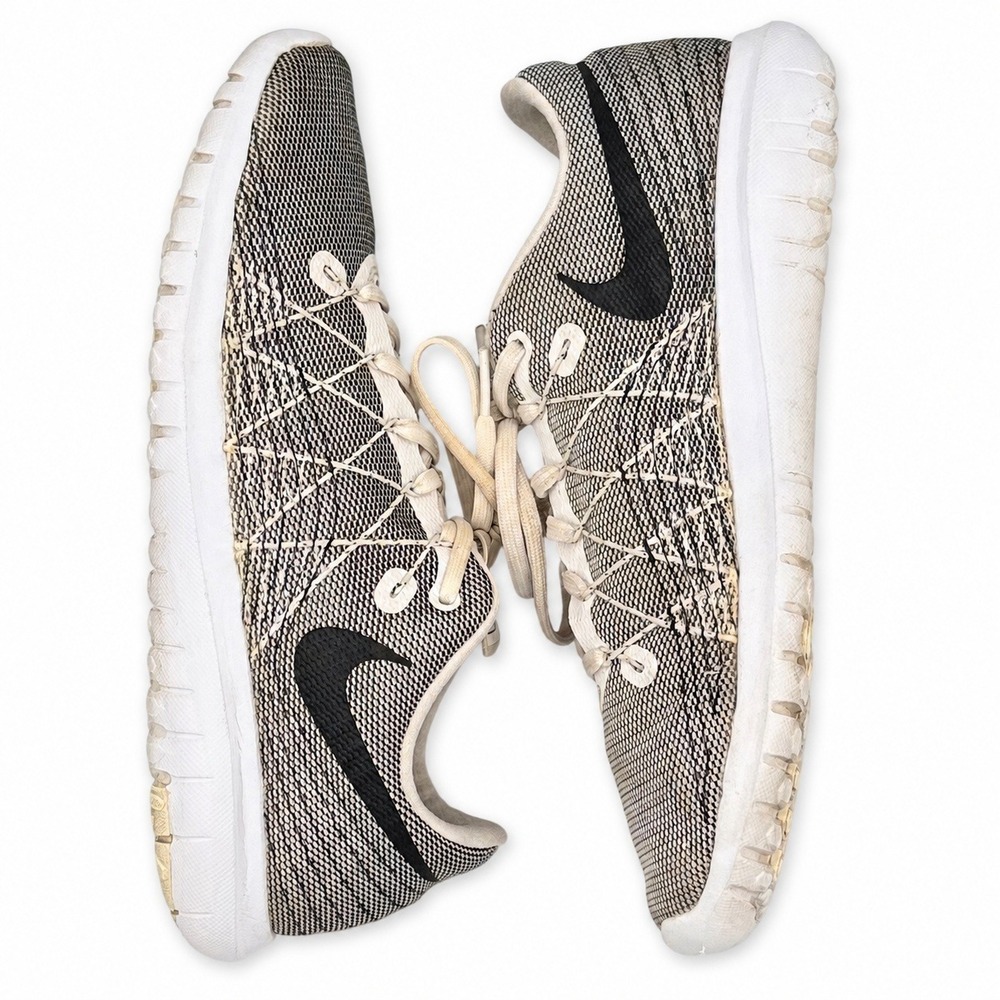 Nike Flex Fury 2 Womens Size 8 Black White Gym Training Running Shoes 819135-101 - Picture 4 of 10